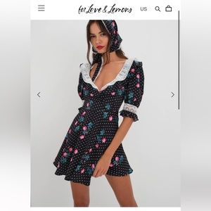 For Love and Lemons “Raisa” mini dress